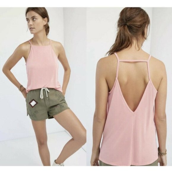 Anthropologie Eri + Ali Sheer Open Back Pullover Tank  Top Medium M New NWT - Picture 2 of 5